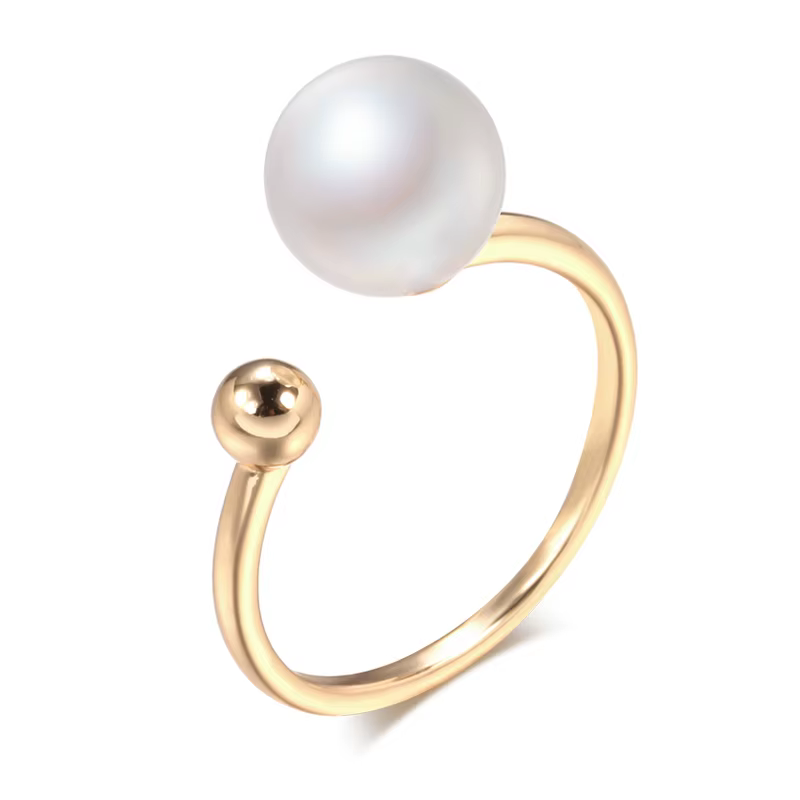 Kinel – bague en perles or Rose 2021, bijoux ethniques, Vintage, fins, à la mode, 585