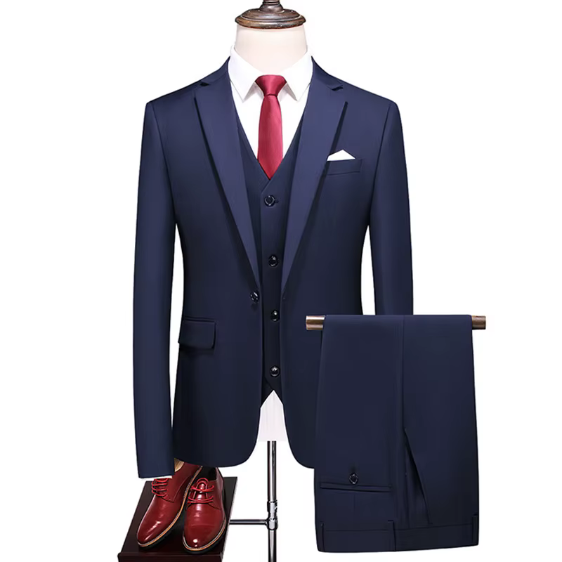 Nouveauté 2020 : Costumes de Mariage pour Hommes, Costumes de Cérémonie pour le Témoin, Costumes Tro