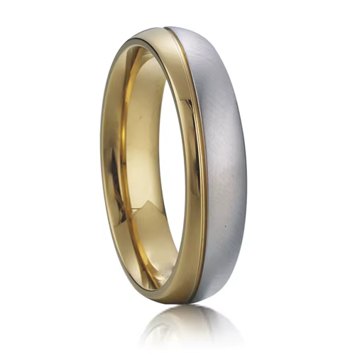 Ensemble de bagues de mariage en zircone cubique, Alliance d'amour de haute qualité, pour Couple, bi