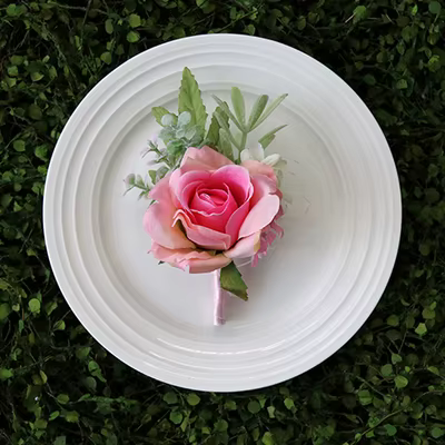 Boutonnières et Corsages de Mariage pour Homme, Accessoires de Marié