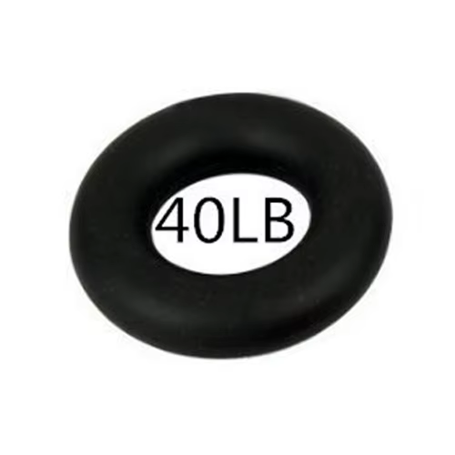 Anneau en caoutchouc pour la force de la main et de l'avant-bras, 3 couleurs, 40,50lb, 8cm