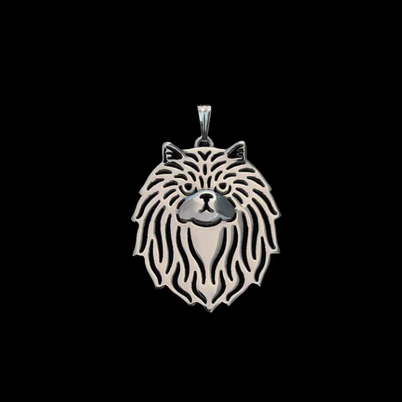 Pendentif chat persan en métal pour femmes, bijoux