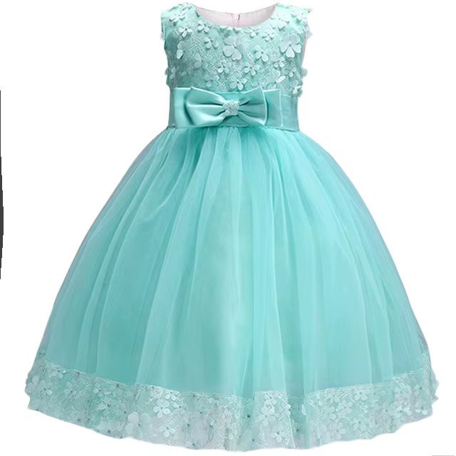 Robe de Soirée en Dentelle pour Fille, Tenue Éducative pour ixde Mariage, Anniversaire, Bébé, Enfant