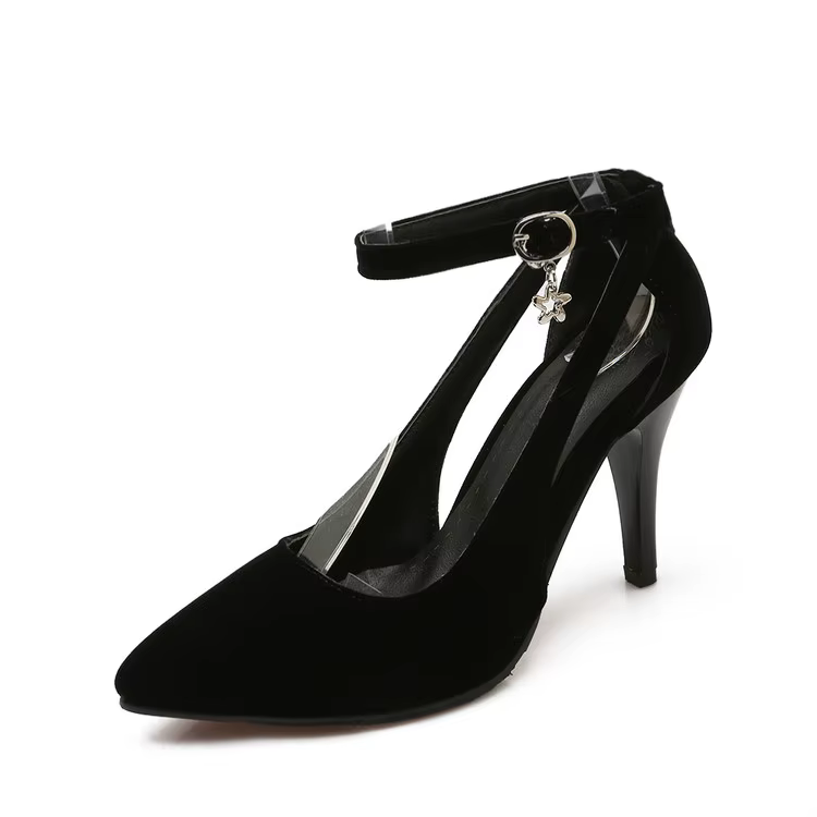 Chaussures femme 2017 nouveauté mariage dames chaussures à talons hauts mode robe douce bout pointu 
