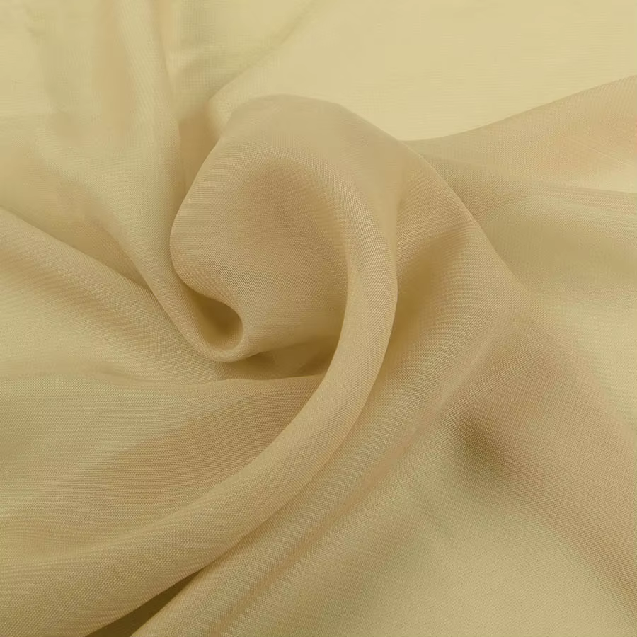 5 mètres/lot Tissu en mousseline de polyester en gros 100D, drapé, pour robe de mariée, Georgette, t