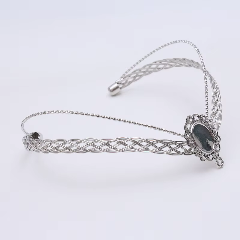 Cerceau de tête de couronne de mariée, bande de sauna, bricolage, recherche de bijoux de mariage, 1