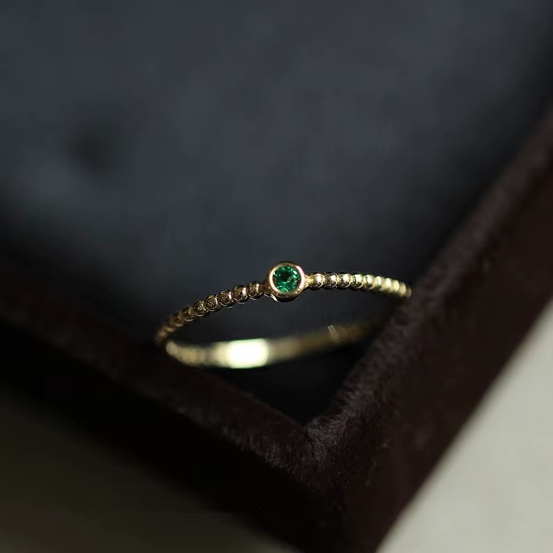 Bague émeraude Vintage en argent Sterling 925 pour femmes, bijoux de luxe légers, à la mode, pour fi