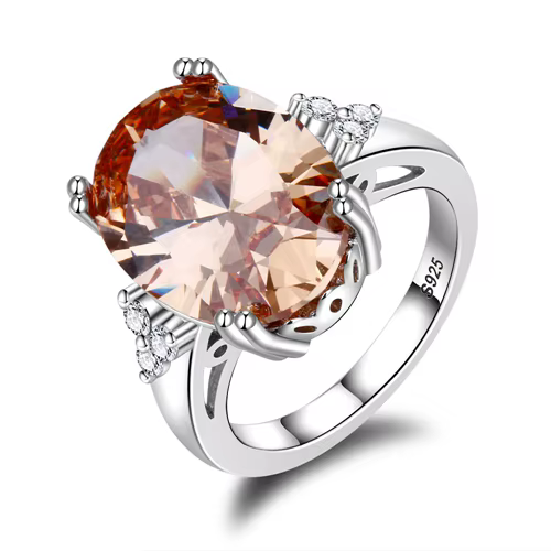 Bagues en argent 925 avec pierres précieuses pour femmes, bijoux de haute qualité, pour fête d'anniv
