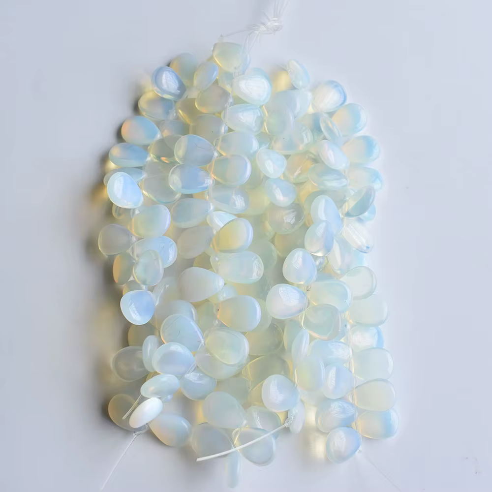CAB CABOCHON-Perles en Forme de Goutte d'Eau pour la Fabrication de Bijoux, Pierres Naturelles de Di