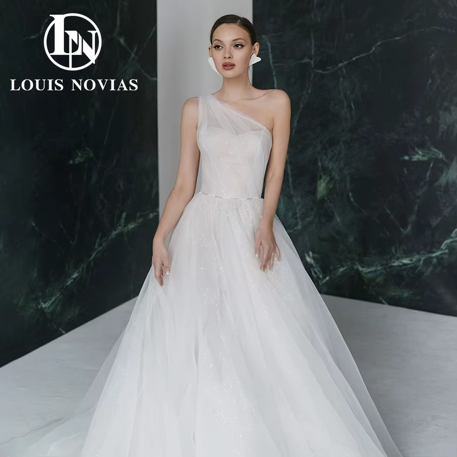 Modiis Novias-Robe de mariée princesse en tulle brillant, robes de mariée sexy et élégantes, patient