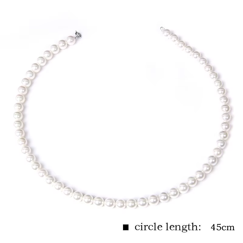 Collier en coquillage violet d'eau douce pour femmes, ras de cou en perles naturelles, chaînes, bijo