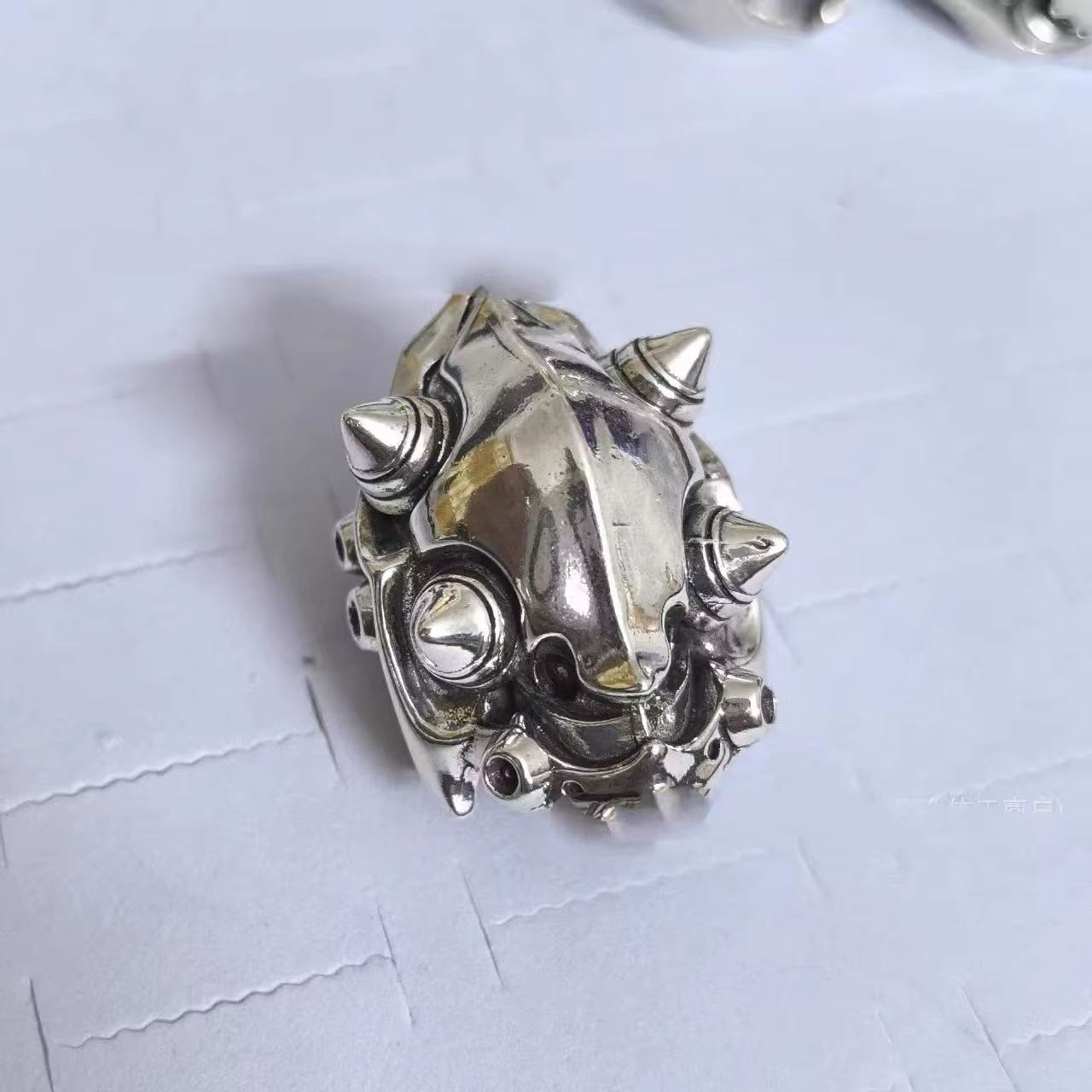 Bagues ajustables pour hommes, style hip-hop punk créatif, tendance avant-gardiste, argent 925, bagu
