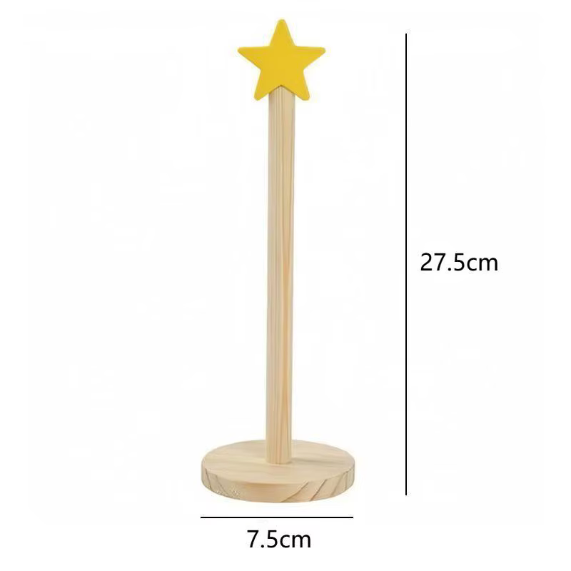 Support de corde à cheveux de bureau en bois, organisateur de bijoux polyvalent, présentoir pour mon