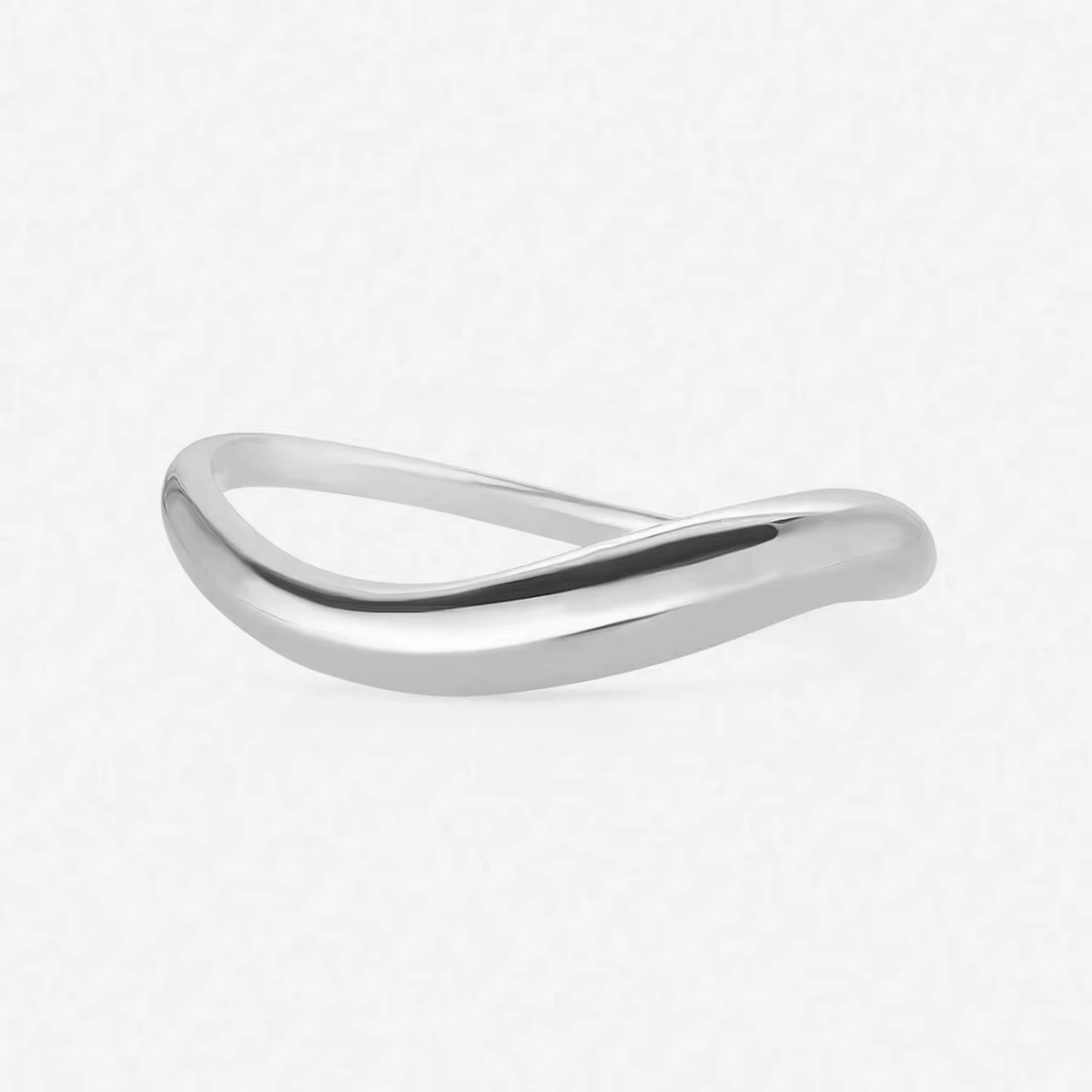 Bague en argent Sterling 925 en forme de vague de Zircon pour femmes, tenue quotidienne, tenue d'ann