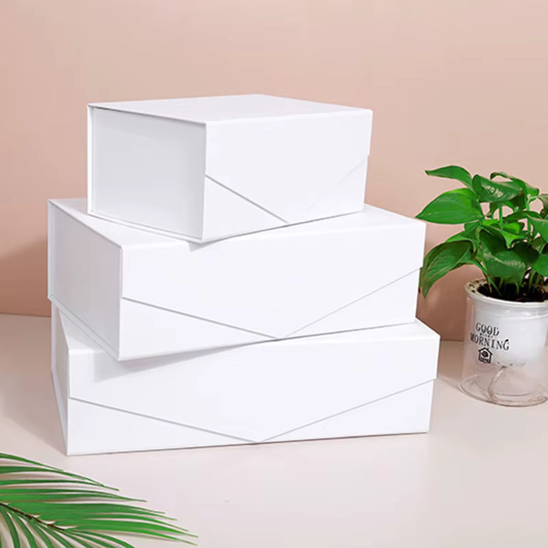 Boîte cadeau pour mariage, anniversaire, Noël, fête, emballage de produit en forme de coquille avec 