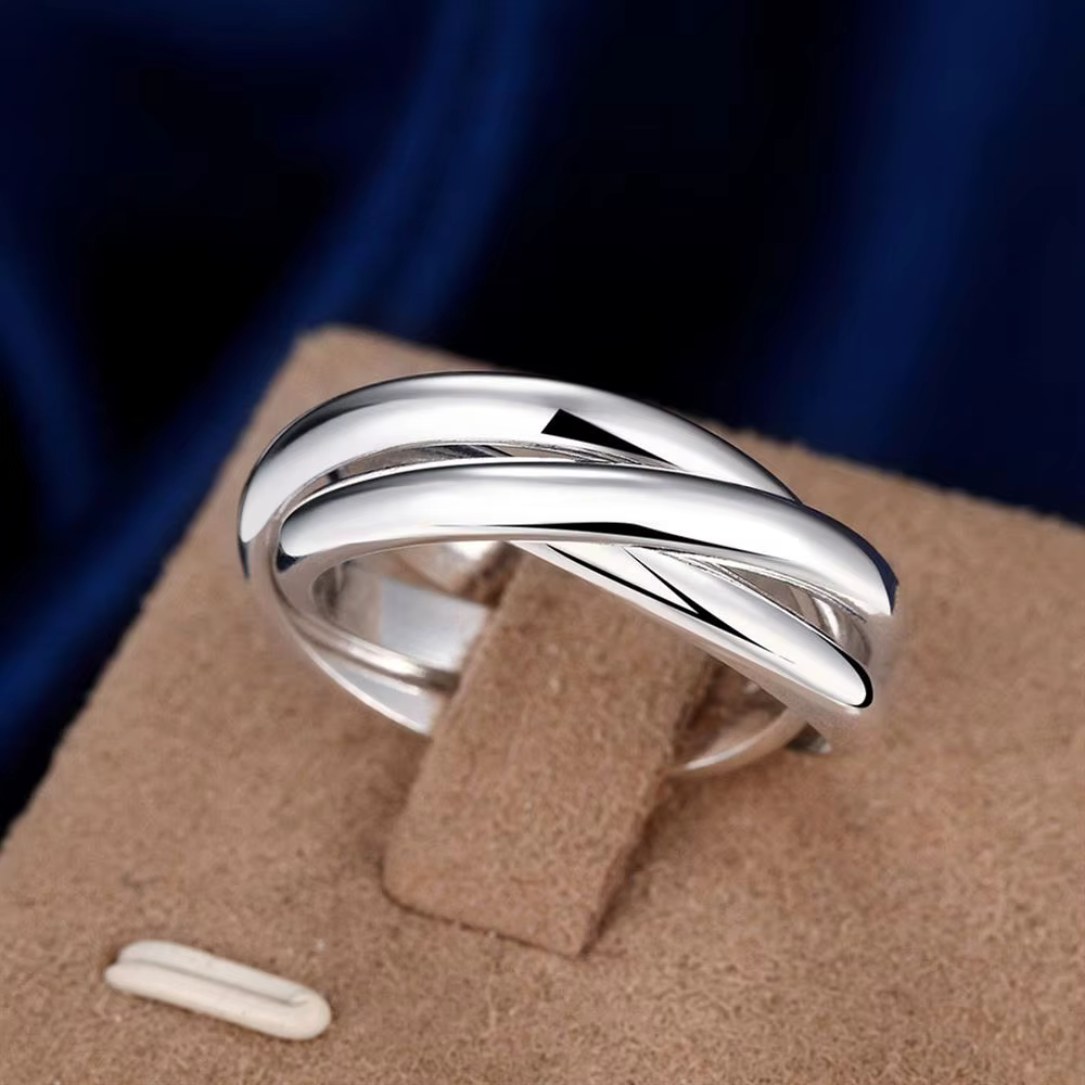 Bagues en argent Sterling 925 pour femmes, bijoux de mariage, beau charme, à la mode, cadeau d'amour