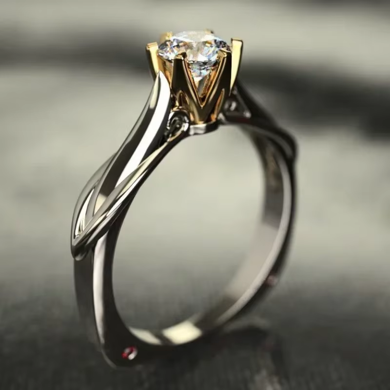 Bague en argent pur 925 pour femmes, bagues Moissanit naturelles avec pierres précieuses, beaux bijo