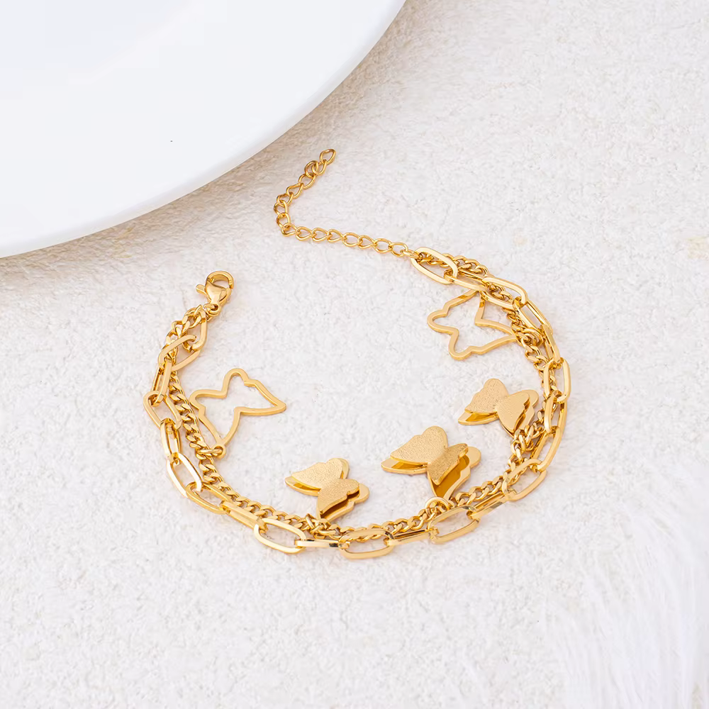 Bracelet tendance pour femme en acier inoxydable, bijoux italiens 2026, livraison gratuite, articles
