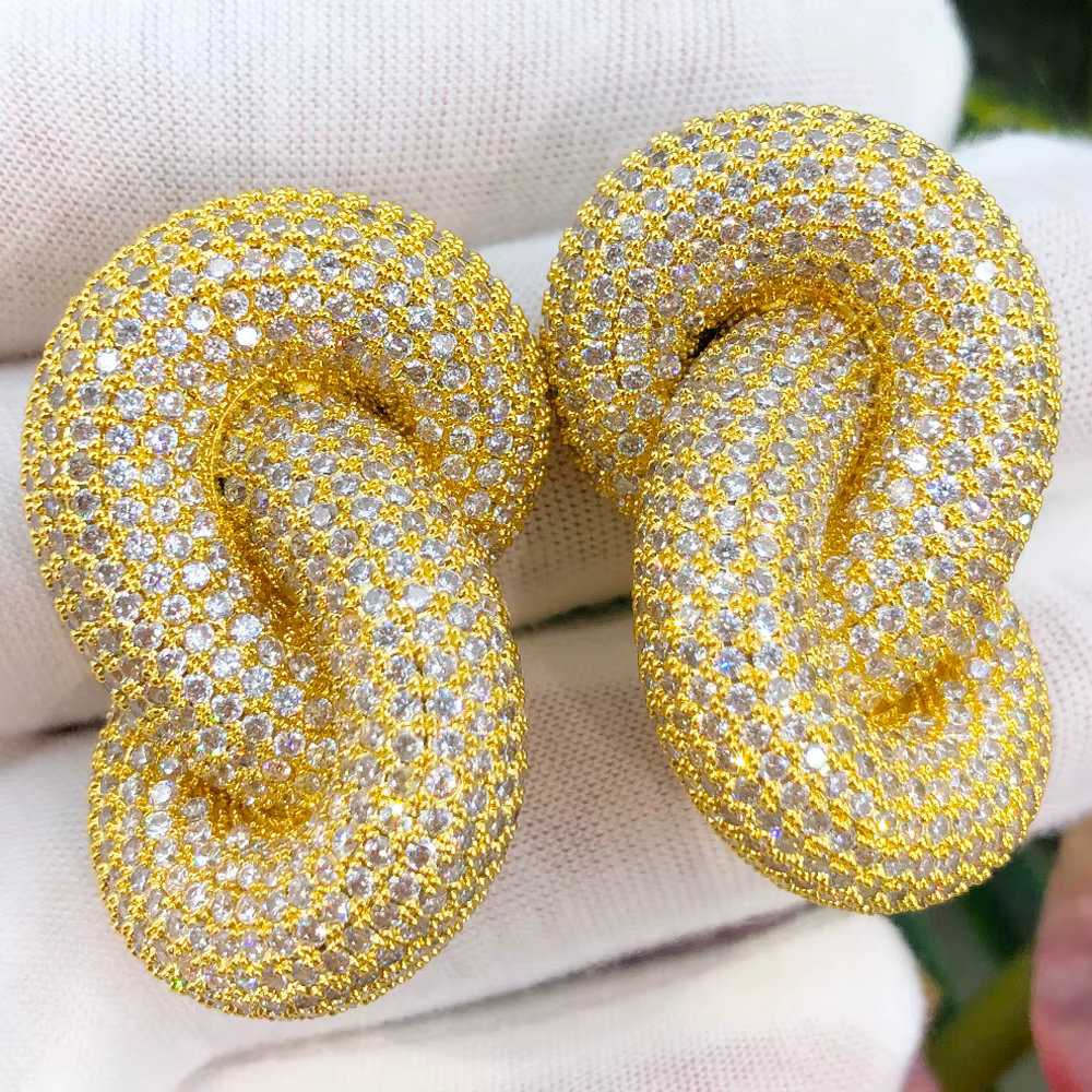 GODKI Match gratuit africain dubaï ensembles de bijoux pour les femmes de mariage Zircon mariage Lag