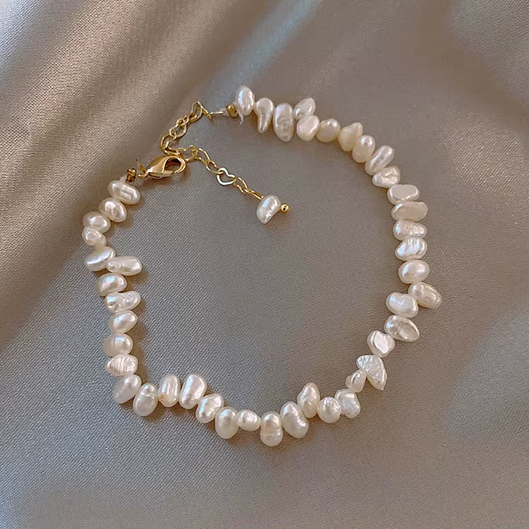 Ensemble de bijoux pour femmes, collier et Bracelet de haute qualité, perles d'eau douce, style Baro
