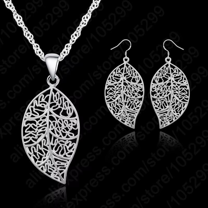 Bijoux classiques en argent Sterling 925, ensembles de bijoux, boucles d'oreilles, crochet et penden