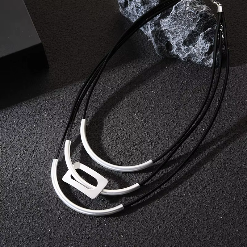 LUREME bohème ethnique colliers palmier lune amour pendentifs main noeud chaîne rétro Multi élément 