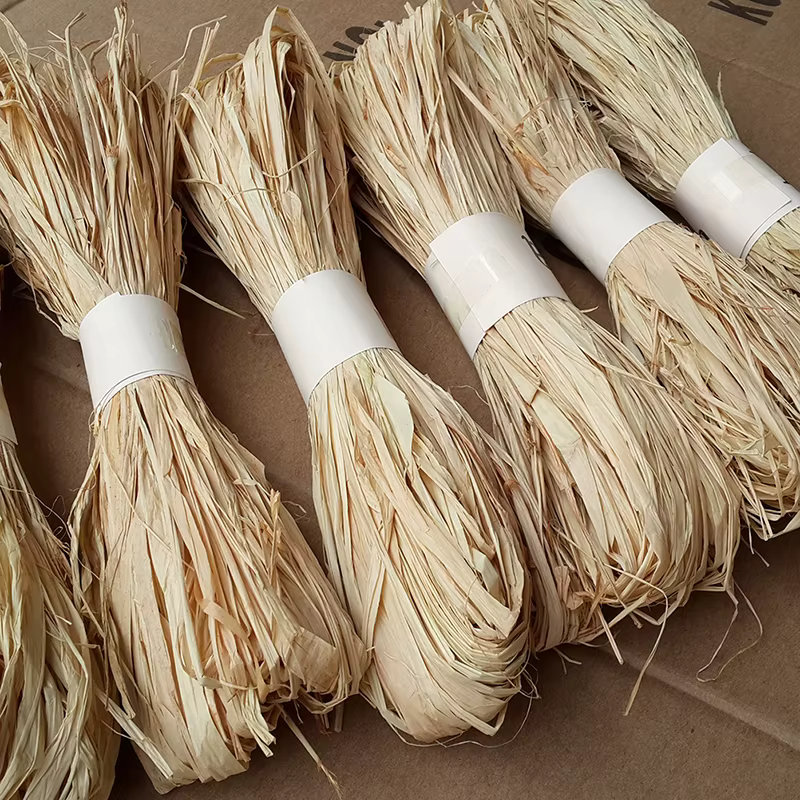 Corde en raphia naturelle, 50 pièces/ensemble, pour emballage de cadeau d'invitation de mariage, déc
