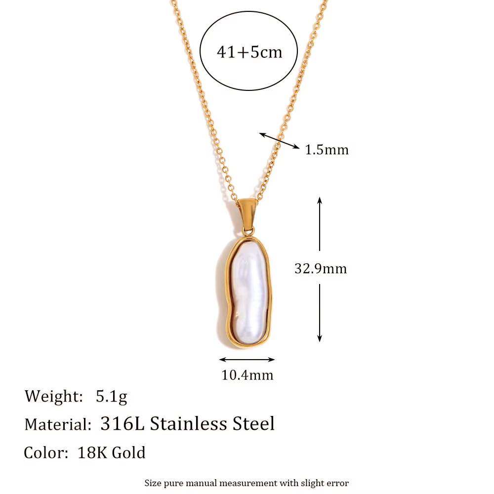 E.B.belle – ensemble de bijoux en perles d'eau douce à longues rayures, nouveau Style élégant, plaqu