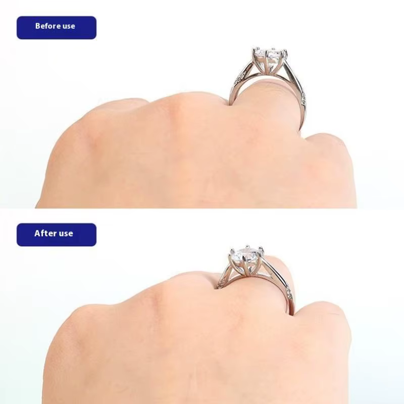 Nouvel ajusteur de taille de bague en silicone, 8 tailles, anti-perte, invisible, support de bague, 