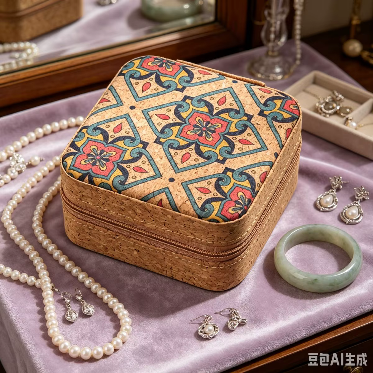 Mini boîte de rangement portable pour bijoux, petite boîte de présentation pour bagues, boucles d'or