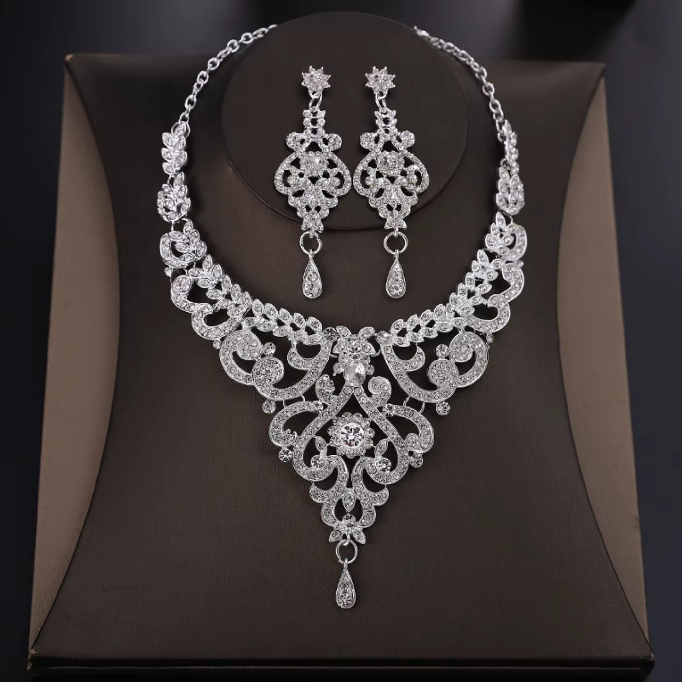 Ensemble de bijoux de style palais Design sense, accessoires de bijoux de luxe haut de gamme incrust