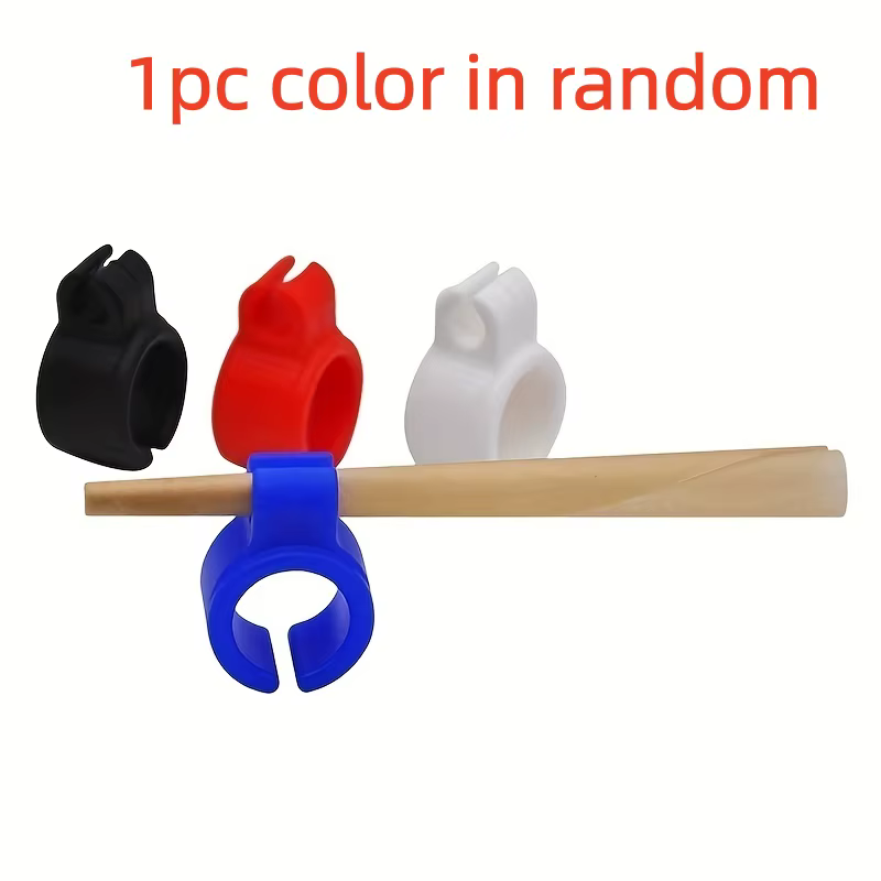 1 pièce Anneau de protection créatif pour doigt en silicone, porte-cigarette pour accessoires de fum