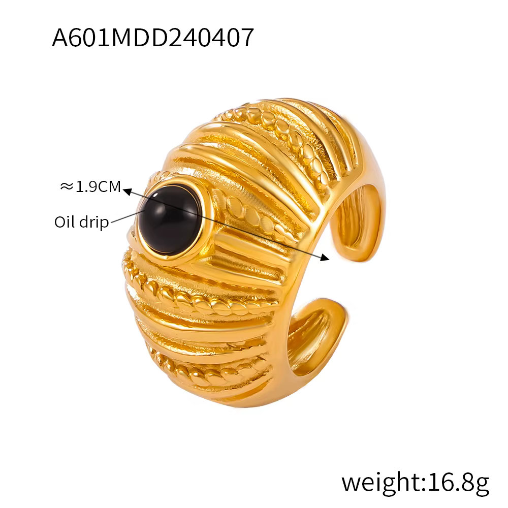 Bagues Glamour en acier inoxydable pour femmes, nouvelle bague tendance, bijoux de luxe, cadeau de m