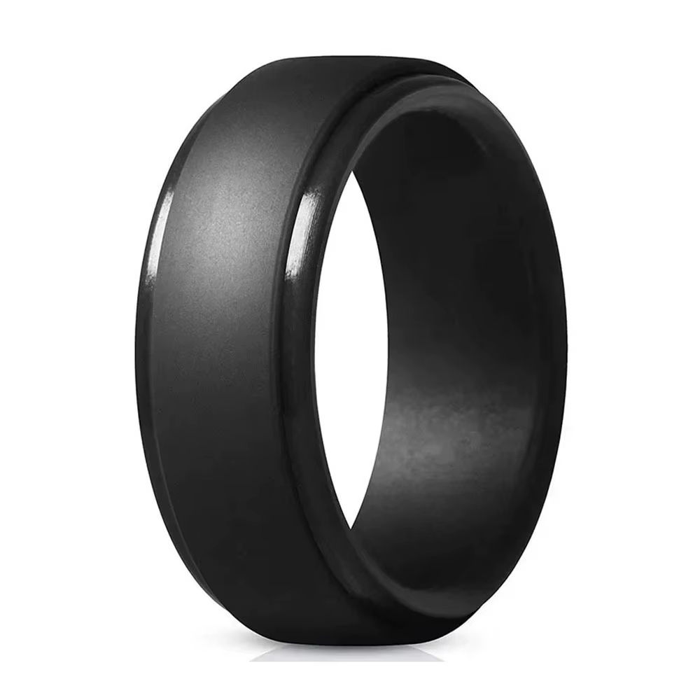 Anneau en silicone confortable pour hommes – Bande durable et flexible pour les styles de vie actifs