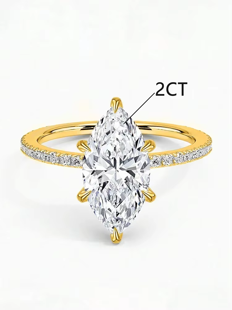 Bague en argent Sterling 925 pour femmes, classique, Simple, œil de cheval, Zircon, fiançailles, mar