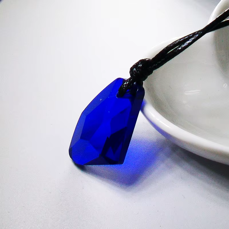 Collier sirène de la mer H2o, accessoires de bijoux, juste ajouter de l'eau, pierre de lune bleue, s