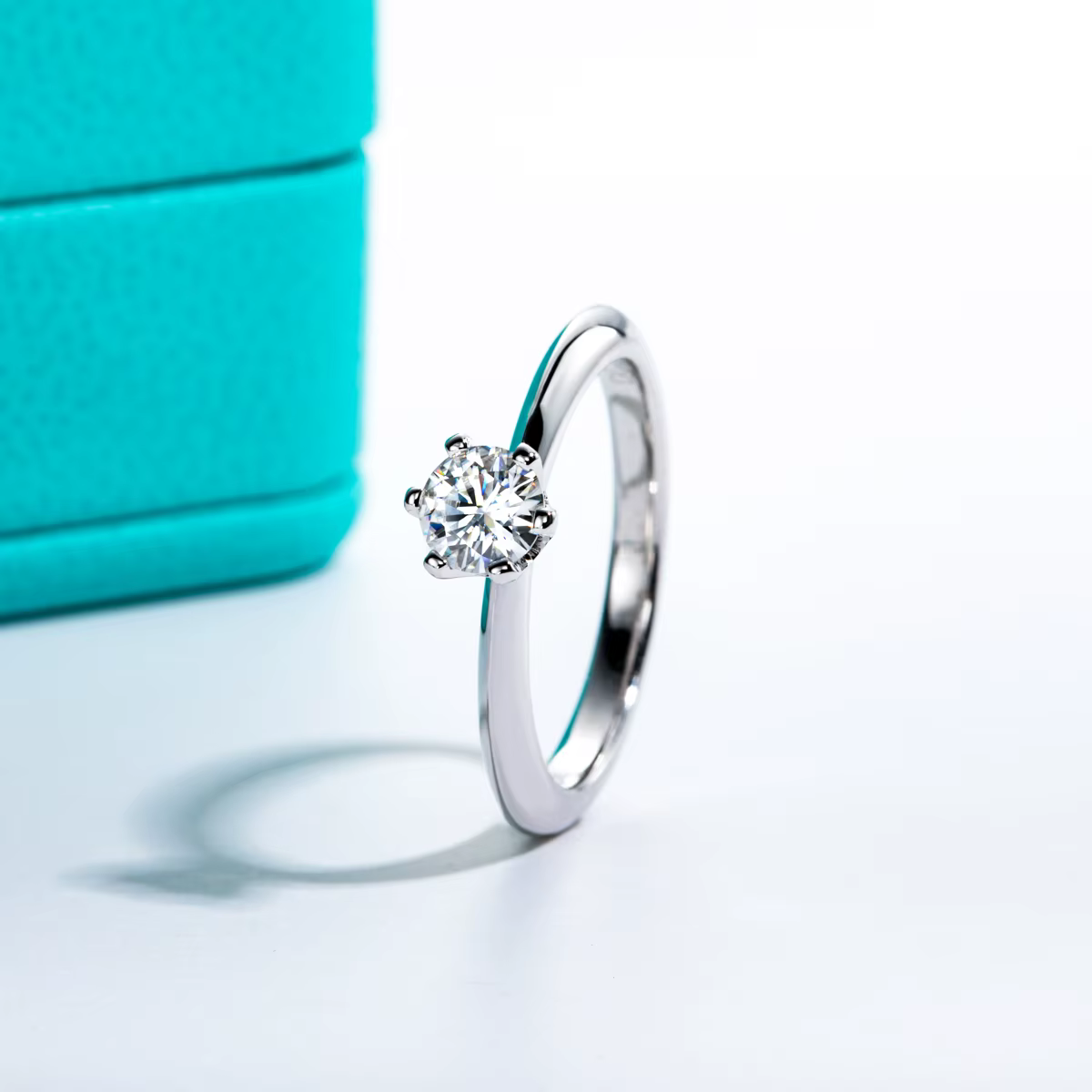 AnuJewel-Bague de fiançailles, 1ct, 2ct, 3ct, 5ct