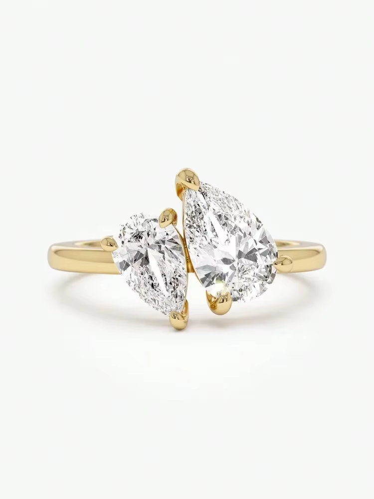 Bagues en argent Sterling 925 pour femmes, goutte d'eau scintillante, entrelacées, éblouissantes, po