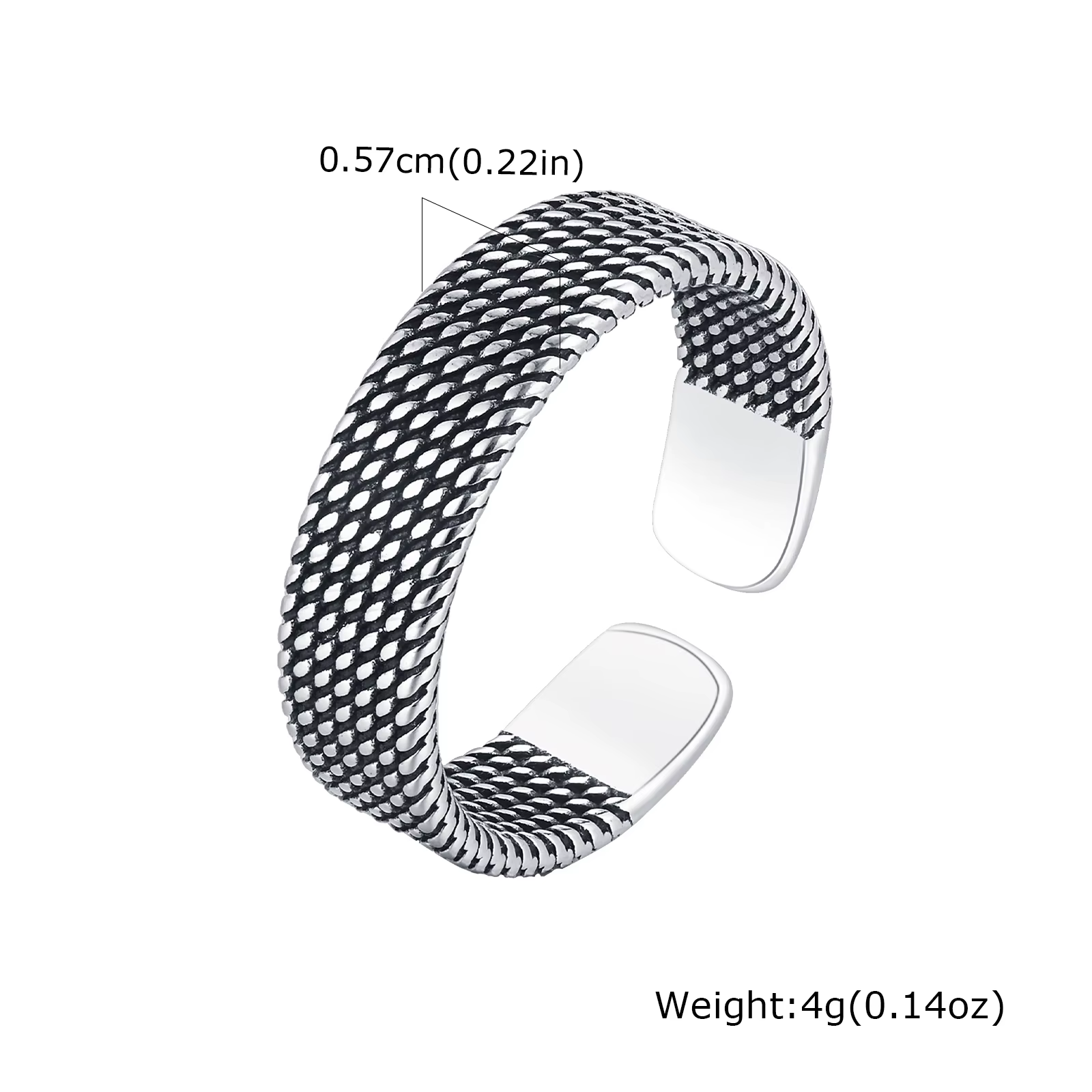 Bague Vintage pour hommes, bague ouverte Simple, bague d'index, bague gratuite, bijoux cadeaux