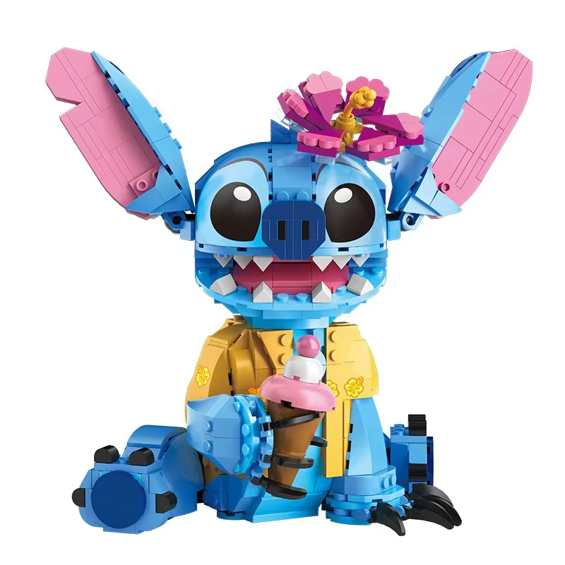 Kit de montage Night Fury Stitch Angel, figurine d'action, ornement de bureau, jouet de puzzle pour 