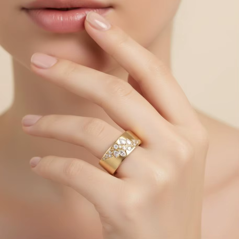 Bague géométrique en pierre de couleur verte pour femmes, bague de fiançailles, de mariage, cadeau à