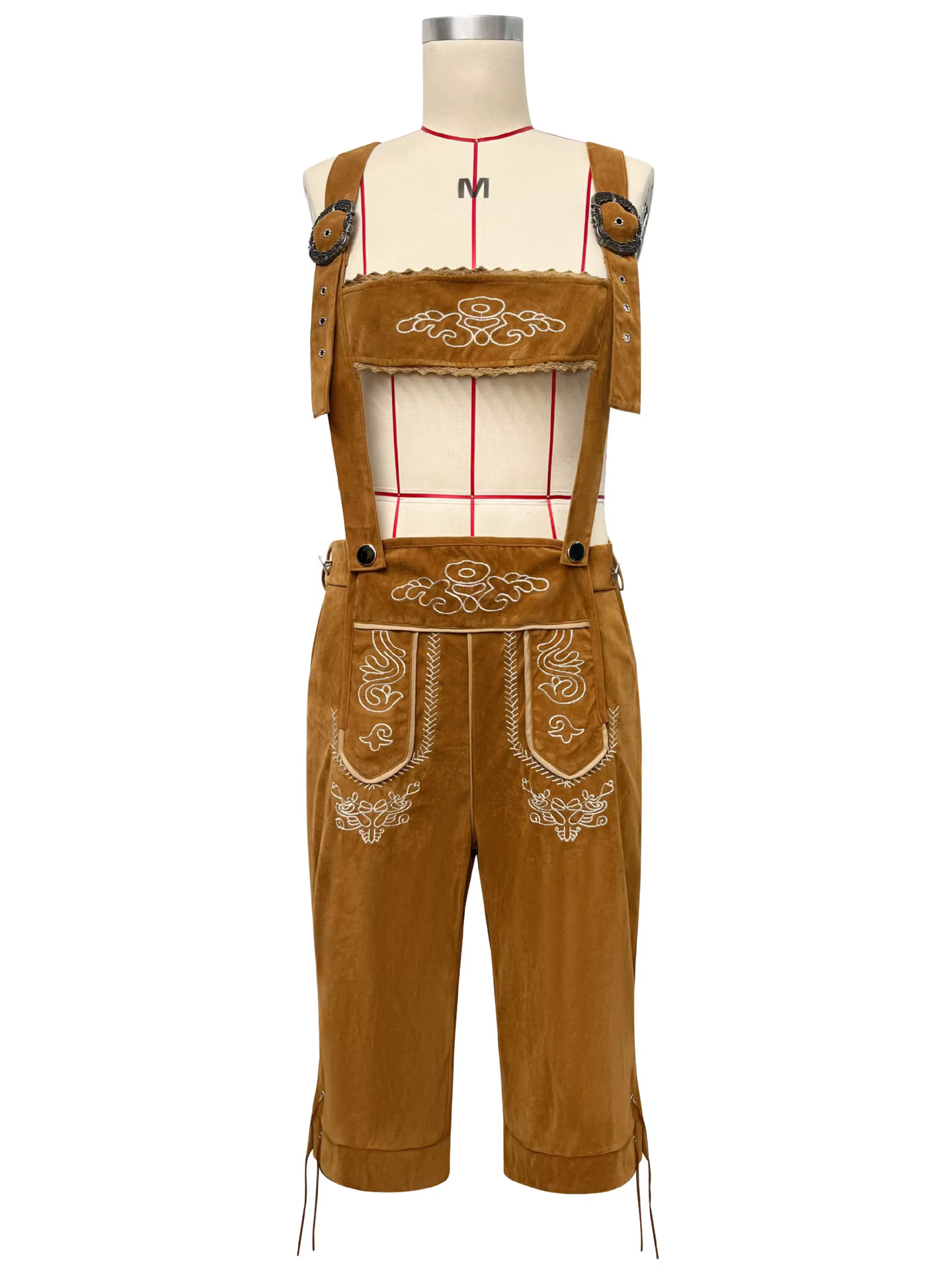 Combinaison traditionnelle bavaroise pour homme, style serveur, costume pour l'Oktoberfest, Hallowee