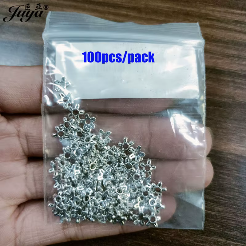 Bouchons de perles adaptés aux perles à extrémité ronde, 50 pièces/lot, capuchons d'espacement, fabr