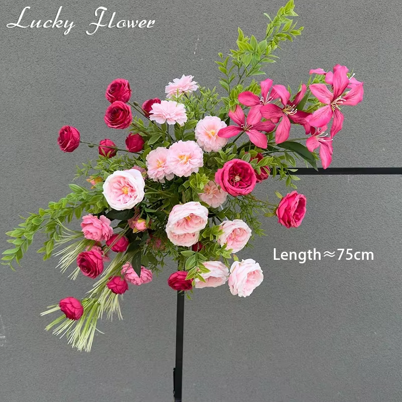 Fleurs Artificielles pour Décoration de Mariage, Boule Florale, Arrière-Plan, Décor d'Arche