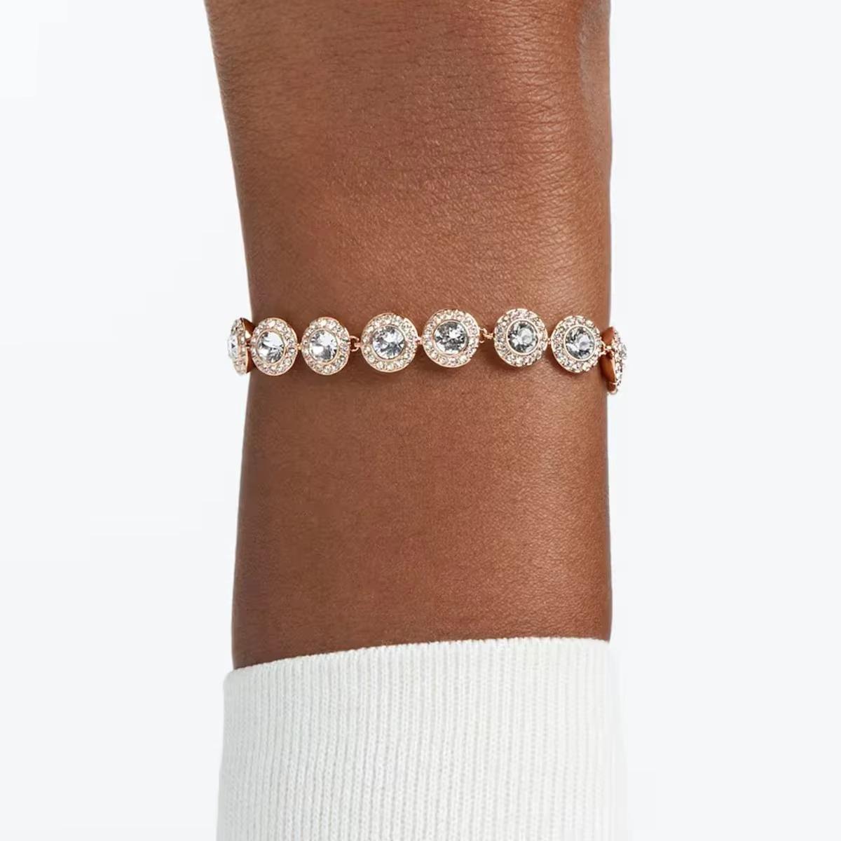 Ensemble de colliers ronds en cristal et diamant pour femmes, de haute qualité, classique, bonheur,