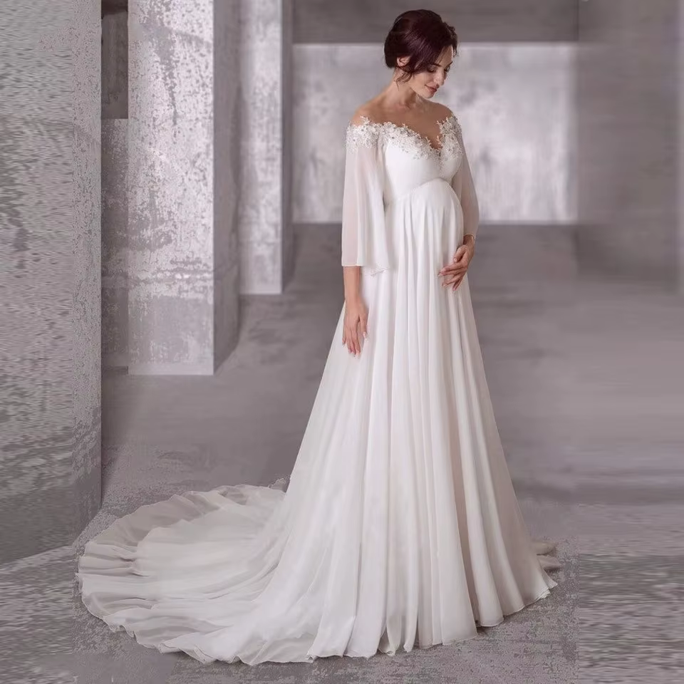 ALTERWomen-Robe de Mariée de Grande Taille Personnalisée avec Lacets dans le Dos, Style Bohème, pour