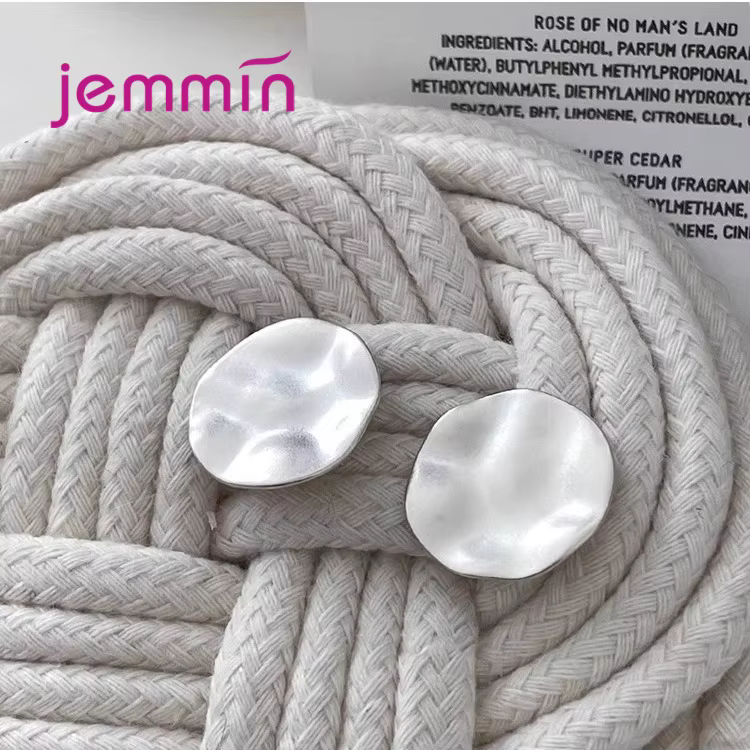 Boucles d'oreilles en argent Sterling 925 véritable pour femmes et filles, Design de plaque ronde, v