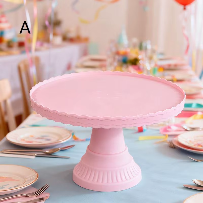 Présentoir à gâteaux en plastique, décoration de mariage, plateau à gâteaux d'anniversaire, outils à