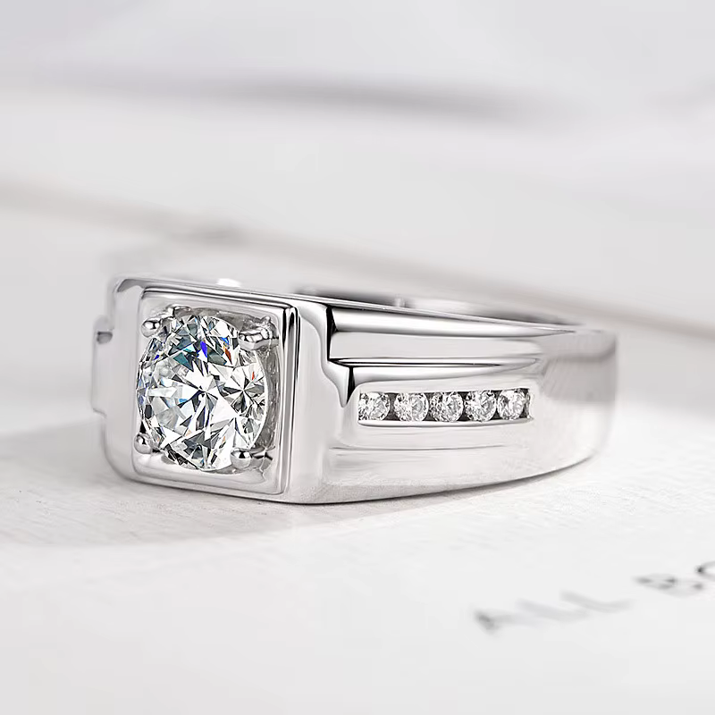Nouvelle bague pour homme en argent sterling 925 avec pierre précieuse, pour homme et femme, bijoux 