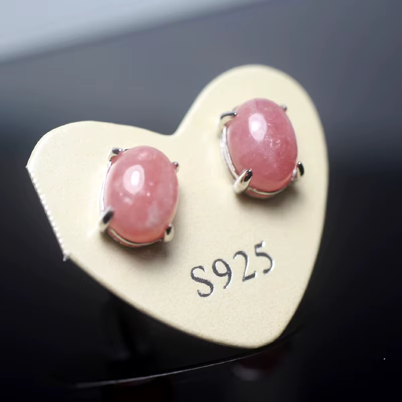 Meihan – boucles d'oreilles en argent naturel avec pierres semi-précieuses, fournitures pour la fabr